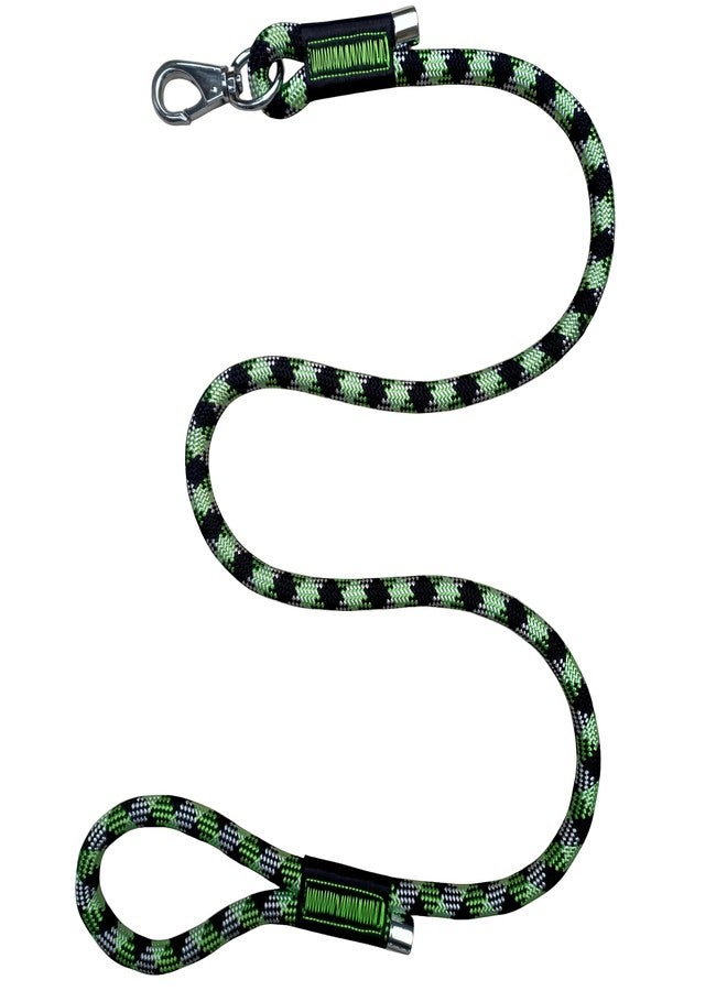 Petlicious & More® (Size - 20mm, Length - 5ft, Color - Green & Black) Heavy Duty Mountain Rope Leash for Large & Giant Breed Dogs - Image 1
